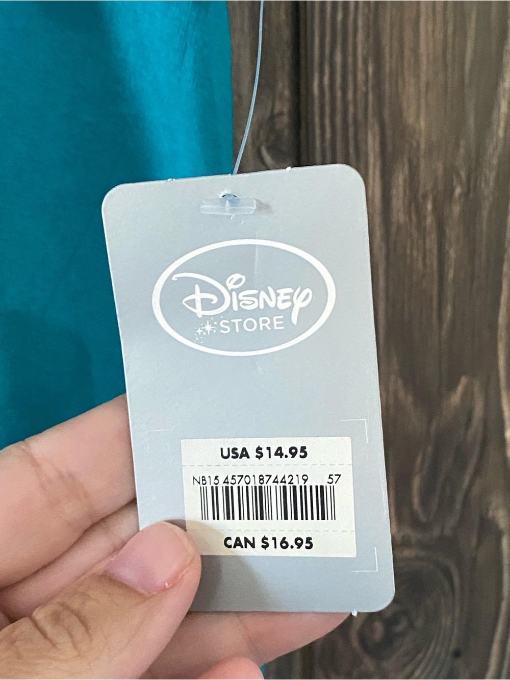 Disney Teal Elsa Graphic V-Neck Shirt - Picture 3 of 6